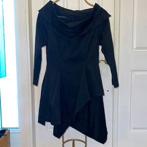 Matthildur off the shoulder asymmetric dress